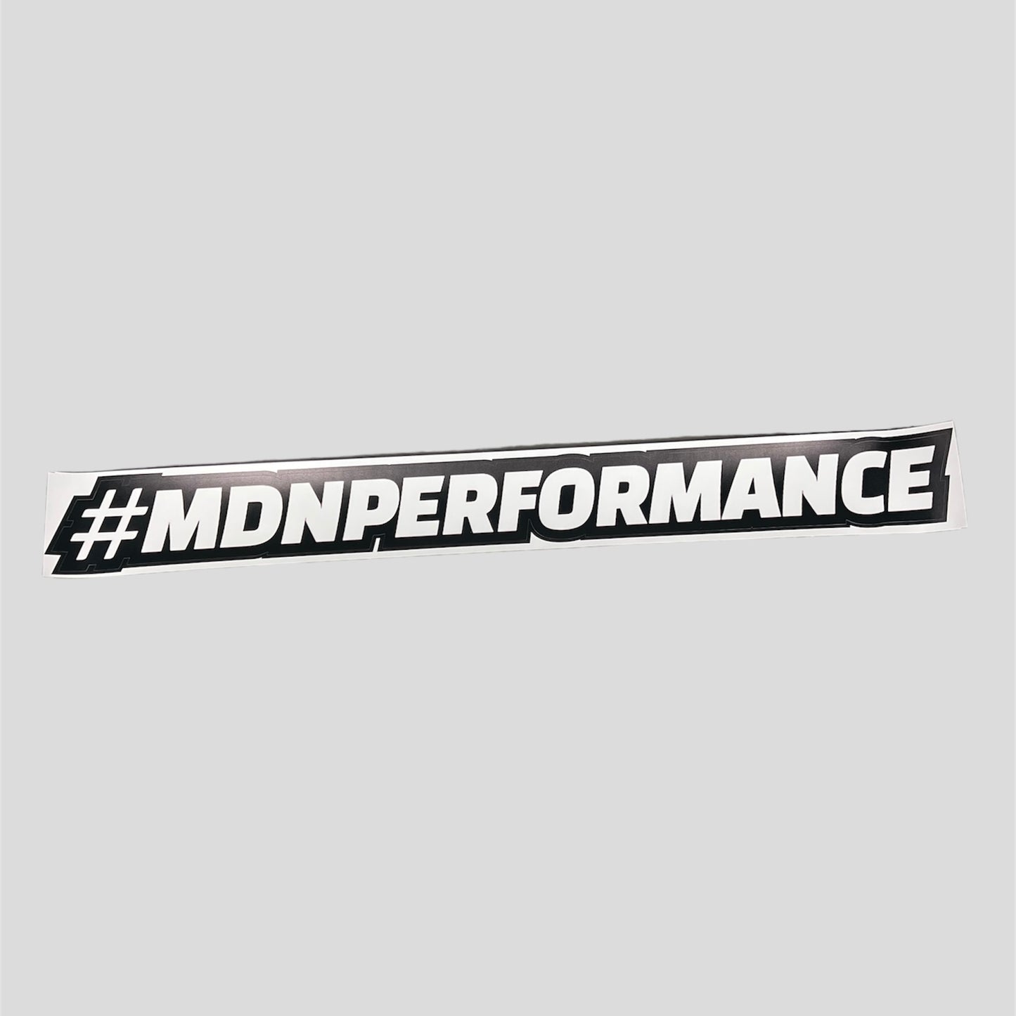 Stickers Blanc #MDNPERFORMANCE - Grand Format